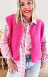 GILET SHERPA MILA ROSE