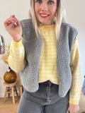 GILET SHERPA MILA GRIS