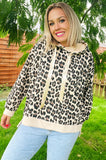 SWEAT BEST LEOPARD BEIGE