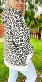 SWEAT BEST LEOPARD BLANC