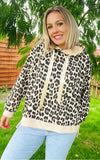 SWEAT BEST LEOPARD BEIGE