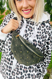 SWEAT BEST LEOPARD BLANC