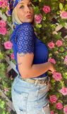 T-SHIRT PRETTY BLEU