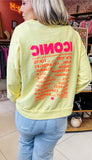 SWEAT ICONIC JAUNE