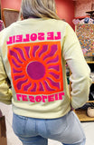 SWEAT SOLEIL JAUNE
