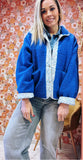 BLOUSON REVERSIBLE MOUMOUTE DRESS BLEU