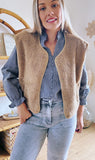 GILET SHERPA MILA BEIGE