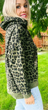 SWEAT BEST LEOPARD KAKI