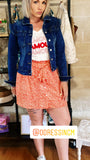 JUPE BELLA ROUGE - O'Dressing-M