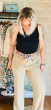 PANTALON DIAMANT BEIGE - O'Dressing-M