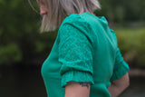 PULL DENTELLE VERT - O'Dressing-M