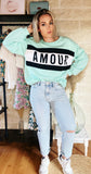 SWEAT AMOUR Turquoise