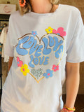 T-SHIRT LOVE Bleu - O'Dressing-M