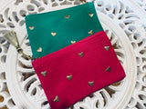 Pochette coloré ” broderie coeur ” Gaze de coton - O'Dressing-M