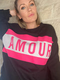 SWEAT AMOUR Noir