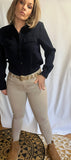 JEAN SKINNY GROOV BEIGE