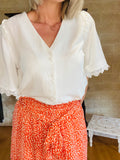 BLOUSE MORBIHAN Blanche - O'Dressing-M