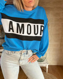 SWEAT AMOUR Bleu