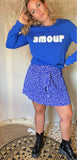 JUPE LAURA BLEUE