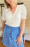 PULL DENTELLE Blanc