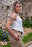 PANTALON DIAMANT BEIGE - O'Dressing-M